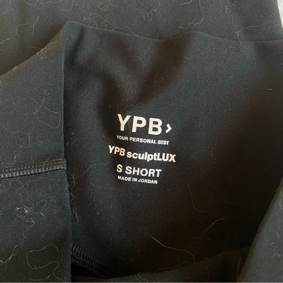 Abercrombie & Fitch YPB Sculpt Activewear Crossover Waist Black Flare Leggings - Picture 3 of 4